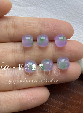 紫罗兰飘绿花桶珠春彩散珠老型珠