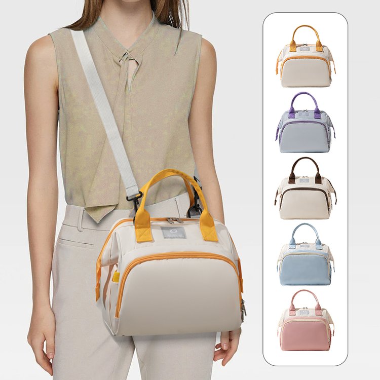 多功能妈咪包定制LOGO单双肩手提大容量母婴外出遛娃婴儿推车挂包