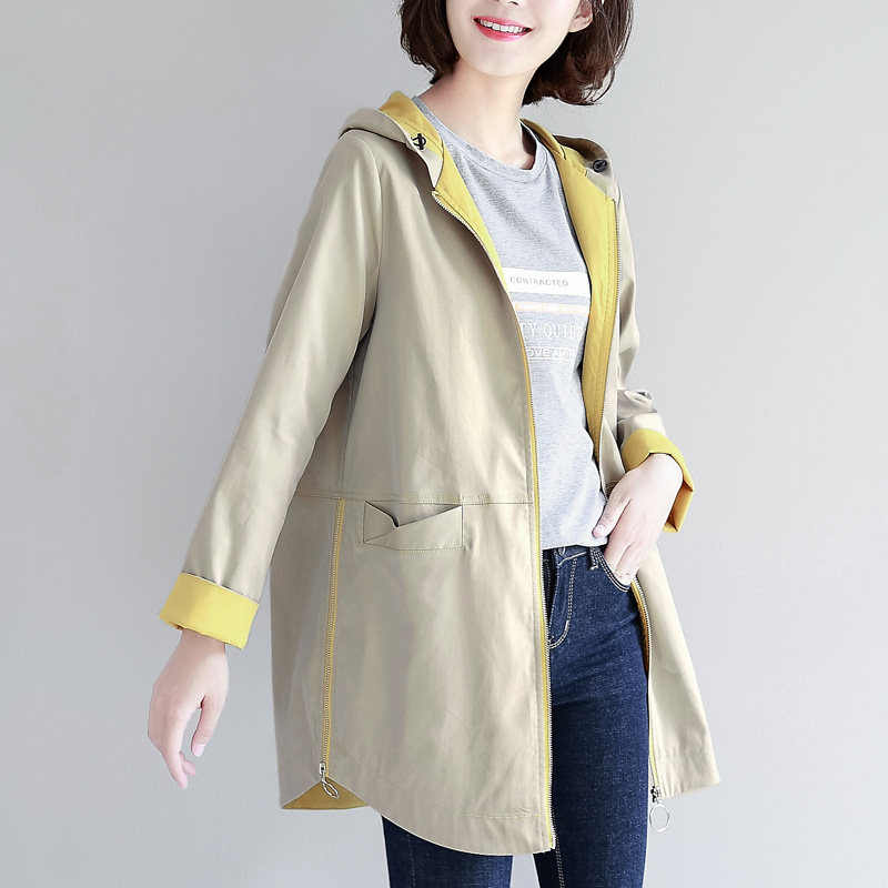 中长款风衣外套女2020秋季新款韩版宽松今年流行春秋百搭大码大衣