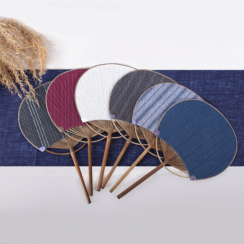 团扇古风团扇结婚新娘宫扇刺绣中国风扇子男女布面圆形双面茶道扇,居家日用,扇子,淘宝优惠券,粉丝福利购,淘宝优惠卷