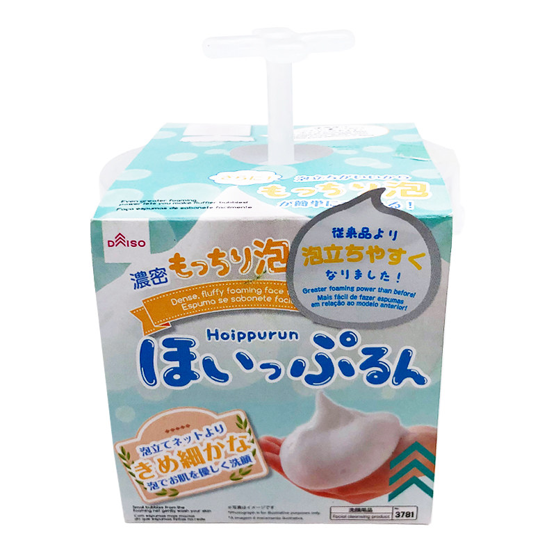 日本大创起泡瓶打泡杯DAISO手动起泡杯沐浴露起泡器洗面奶打泡器