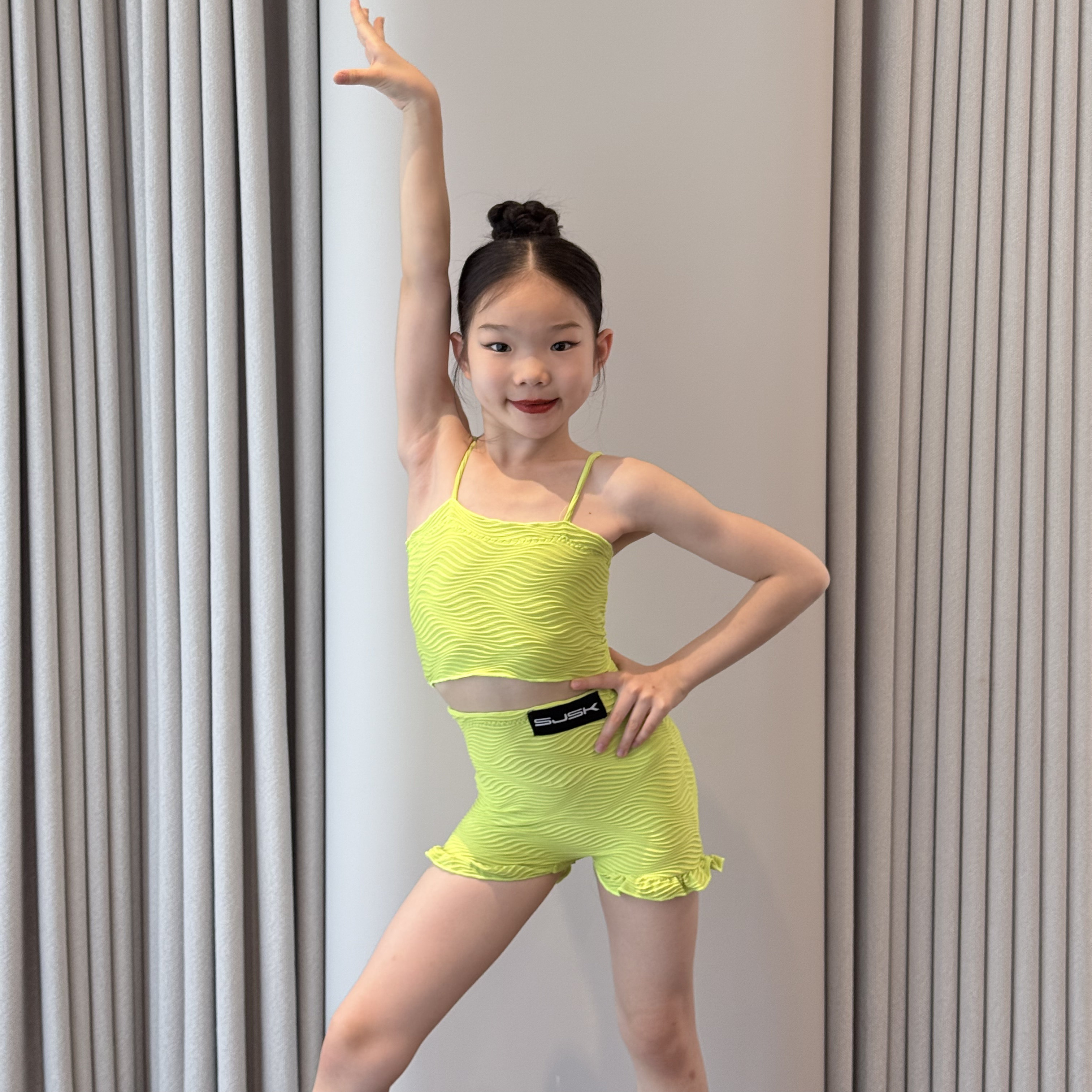 盛佳舞服SJSK拉丁舞夏款女生吊带短裤练功服