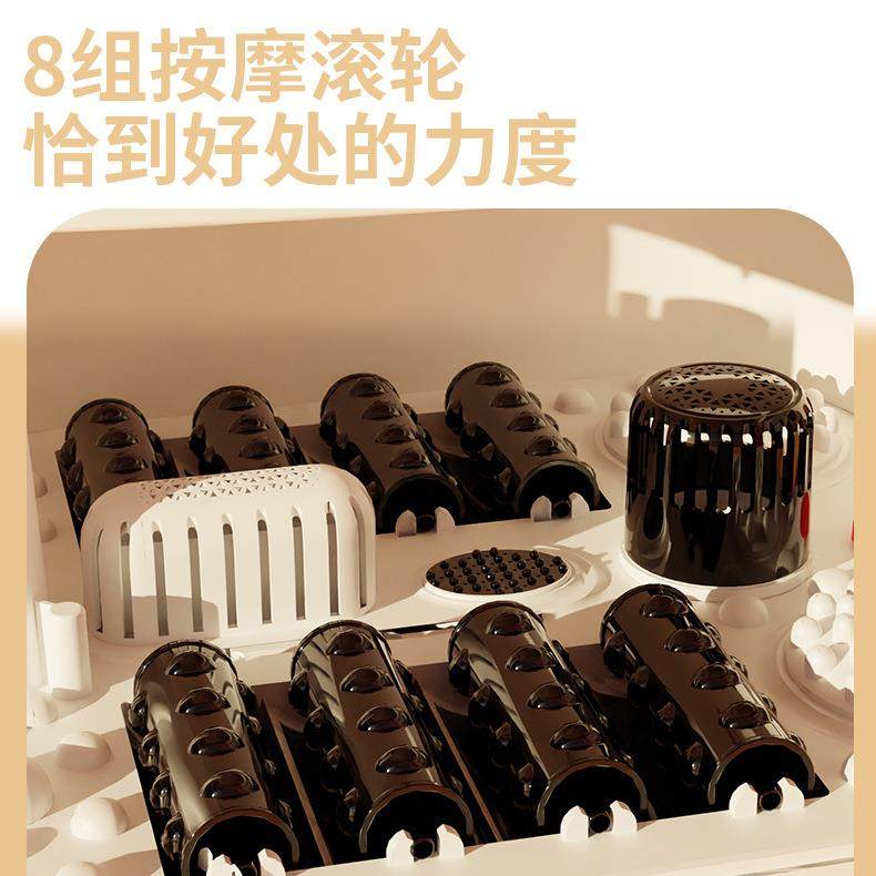 志.高泡脚桶家用自动加热恒温足浴盆电动按摩过小腿高深桶泡脚桶