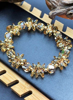 施家奥地利水晶手链设计感送礼