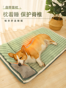 狗垫子狗狗睡垫睡觉用冬季 保暖冬天防撕咬床垫可拆洗狗窝垫宠物用