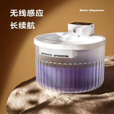 猫咪饮水机不插电无线自动循环不锈钢水碗活水喂水宠物流动喝水器
