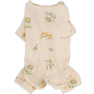 狗狗衣服开春薄款小狗泰迪约克夏比熊小型犬睡衣夏天宠物护肚衣