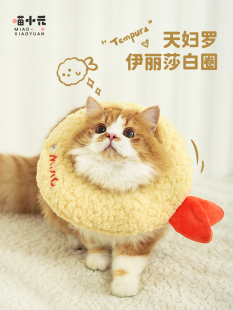 伊丽莎白圈防舔圈猫咪项圈绝育围脖幼猫可爱耻辱圈宠物用品 喵小元