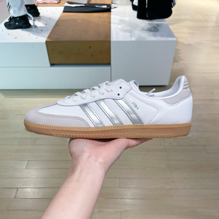 JI2725 德训鞋 ADIDAS阿迪达斯三叶草女2025夏新款 复古T头运动板鞋