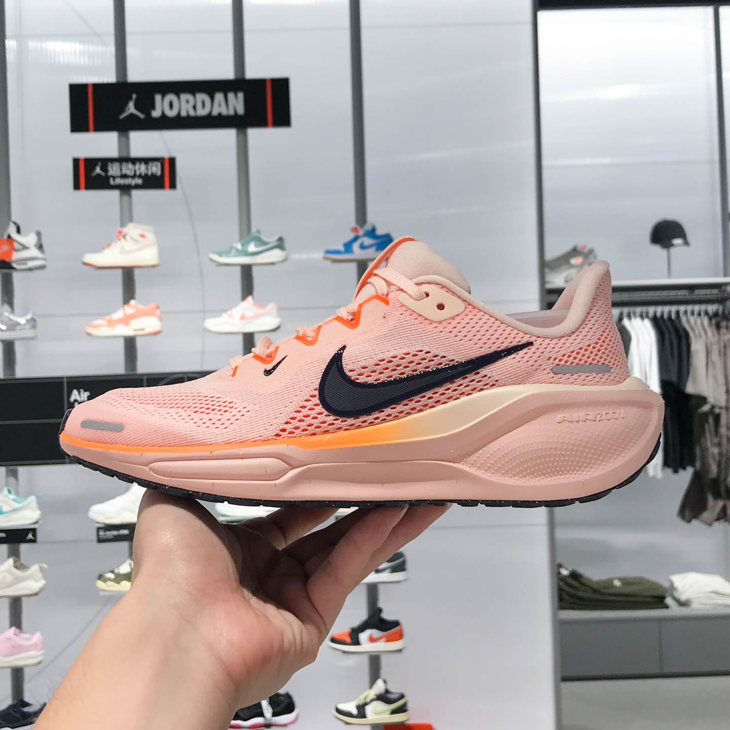 NIKE耐克女鞋2025秋款AIR ZOOM PEGASUS 41运动跑步鞋 FN5041-802