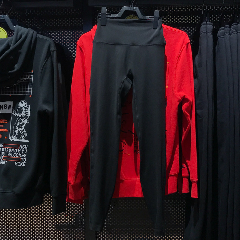 NIKE耐克女裤2025春新款健身瑜伽训练速干高腰紧身长裤HJ9196-010