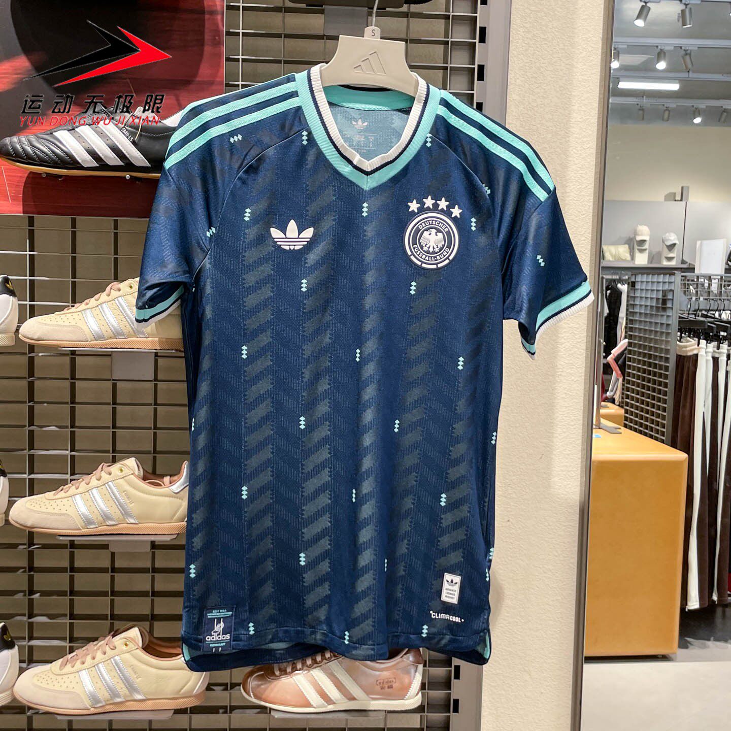 Adidas阿迪达斯三叶草男装2026夏新款速干足球运动短袖T恤 JN2070