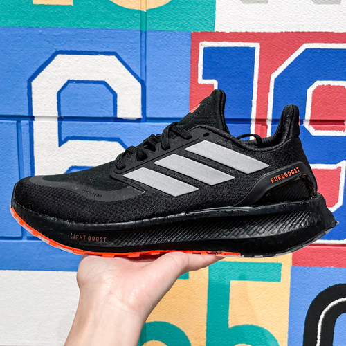 ADIDAS阿迪达斯男女2024冬款PUREBOOST网面缓震跑步运动鞋 JR7675