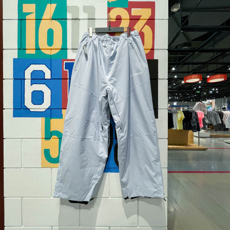 ADIDAS阿迪达斯男裤2024冬防水防风透湿夹棉滑雪裤运动长裤JJ3364