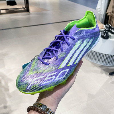 Adidas阿迪达斯男鞋2025秋季新款高端AG短钉运动训练足球鞋JH7639