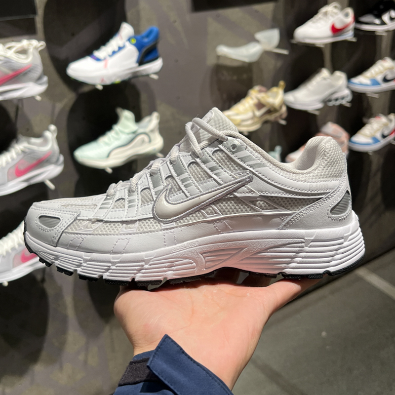 Nike耐克大童2025春款P-6000复古厚底跑鞋风缓震运动鞋HV5064-003