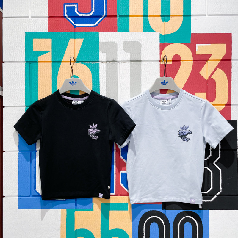 阿迪达斯三叶草透气短袖T恤