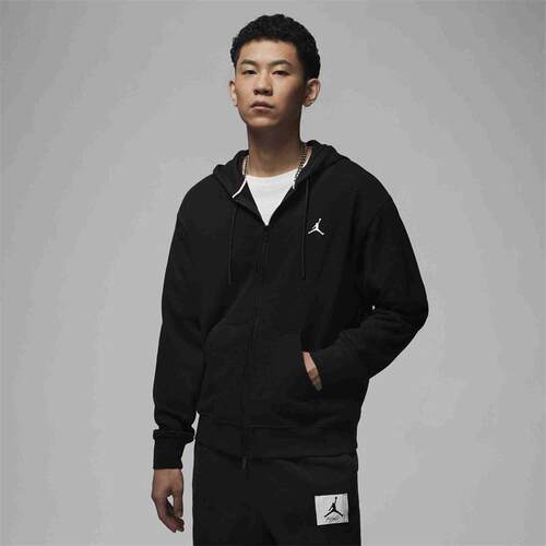 NIKE耐克男装2024秋新款Jordan全长拉链连帽衫运动夹克FV7292-010
