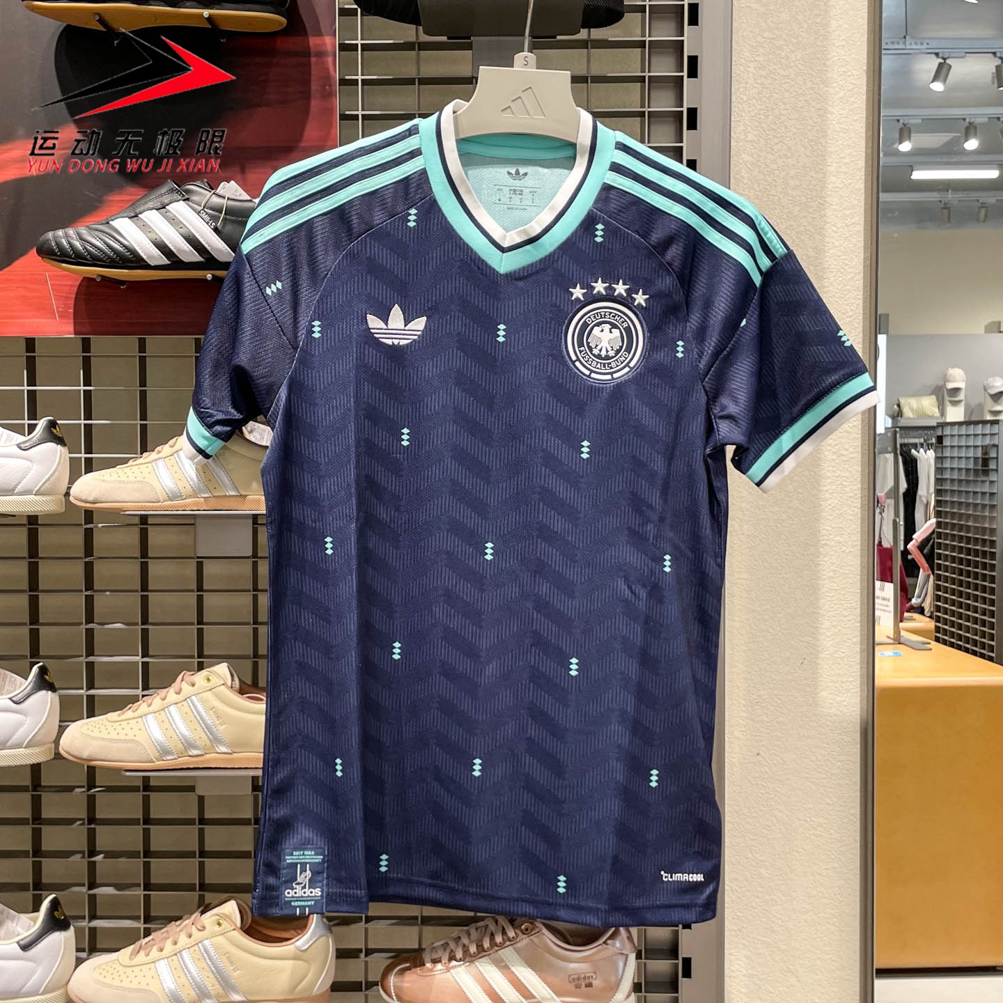Adidas阿迪达斯三叶草男装2026夏新款速干足球运动短袖T恤 JN2074