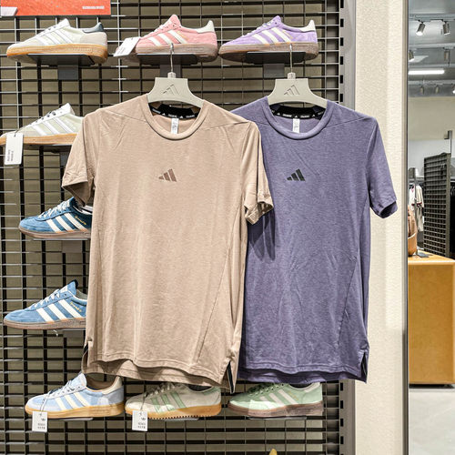 ADIDAS阿迪达斯男子2025秋新款运动休闲透气短袖T恤JX1169 JX3289