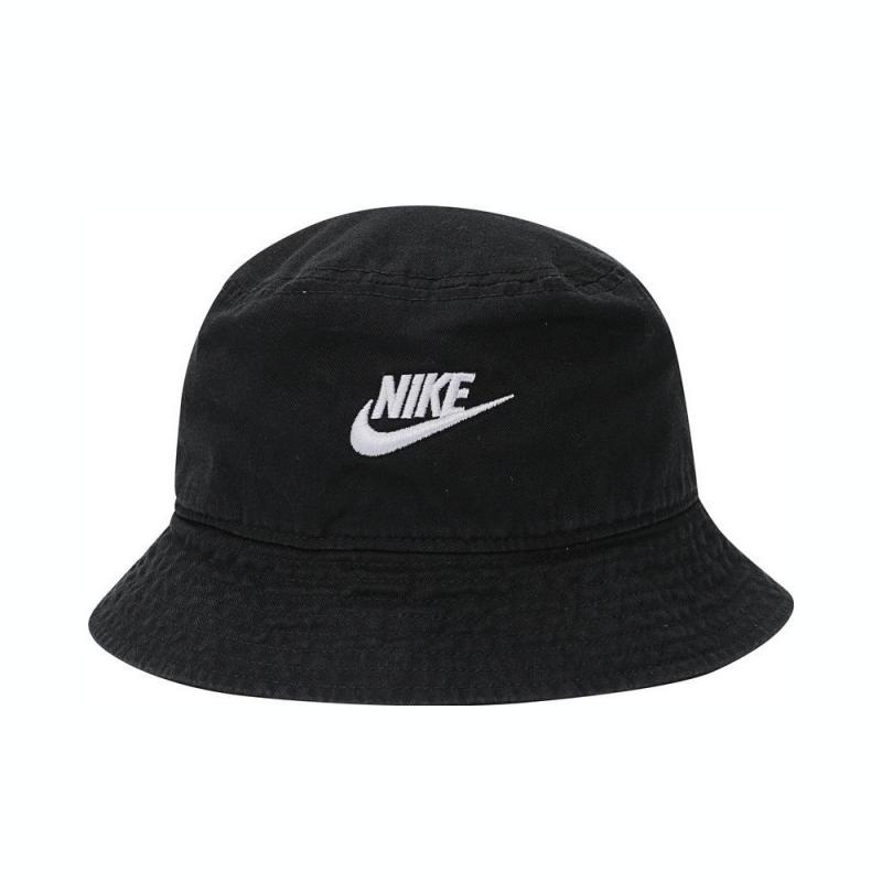 NIKE耐克男帽2024冬季新款运动休闲遮阳防晒透气渔夫帽FB5381-010