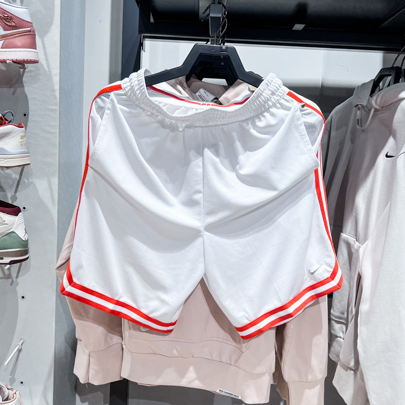 Nike耐克男裤2024春季新款五分裤速干透气休闲篮球短裤FN2652-121