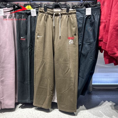 Nike耐克男裤2026春新款加绒保暖直筒宽松运动休闲长裤IQ3820-212