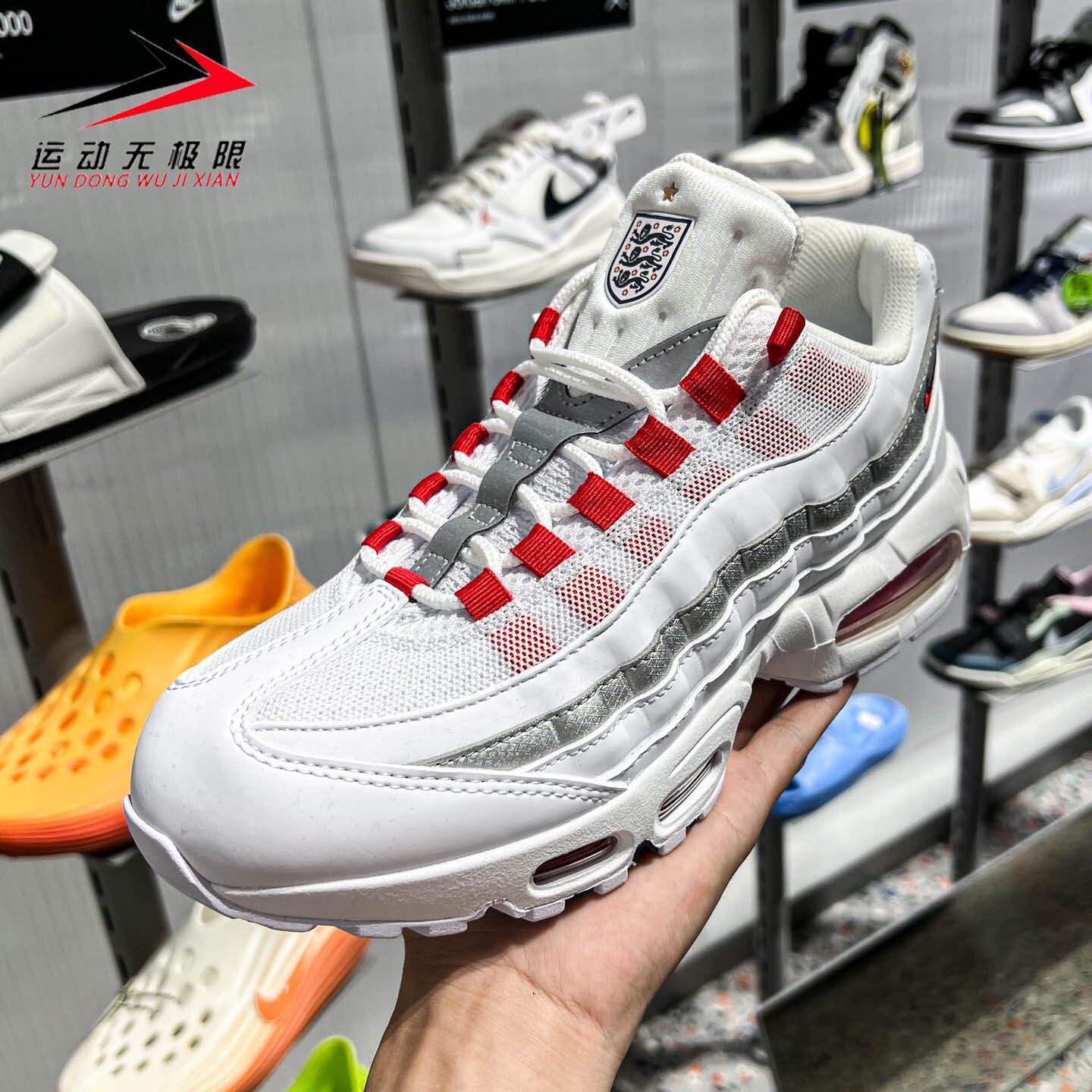 Nike耐克男鞋2026夏季款AIR MAX 95运动气垫训练跑步鞋IQ0176-100