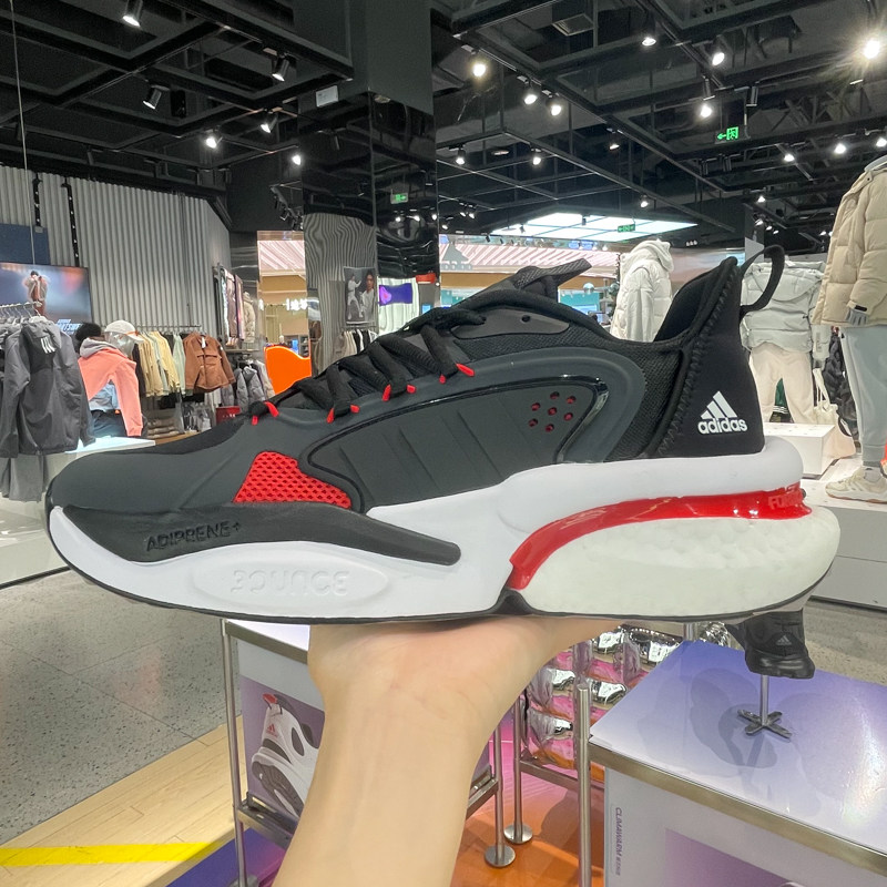 阿迪达斯男子缓震透气运动跑步鞋