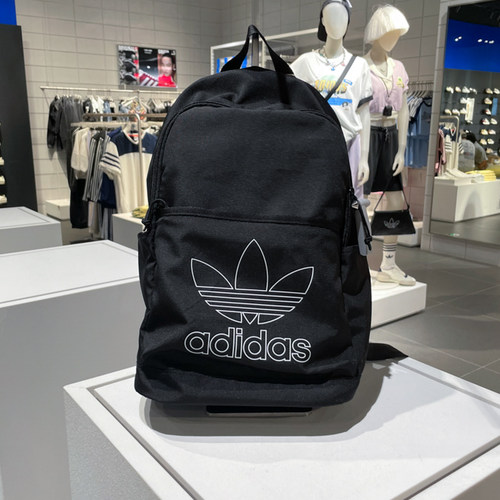 阿迪达斯三叶草运动休闲双肩包