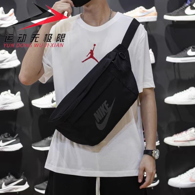 耐克新款logo运动户外单肩背包