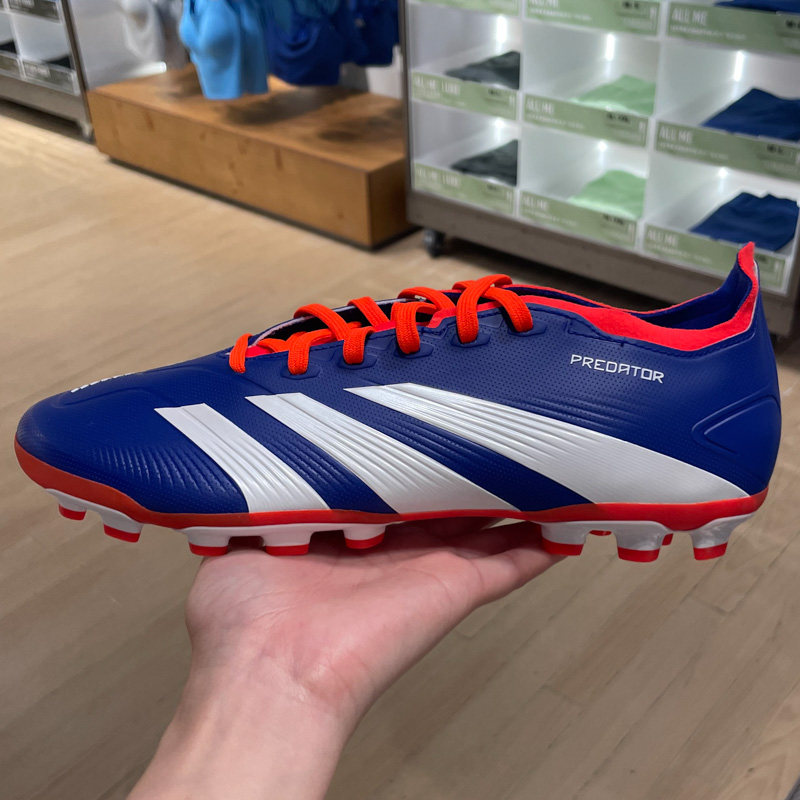 Adidas阿迪达斯男鞋2024夏季新款AG短钉人造草地运动足球鞋IF6312