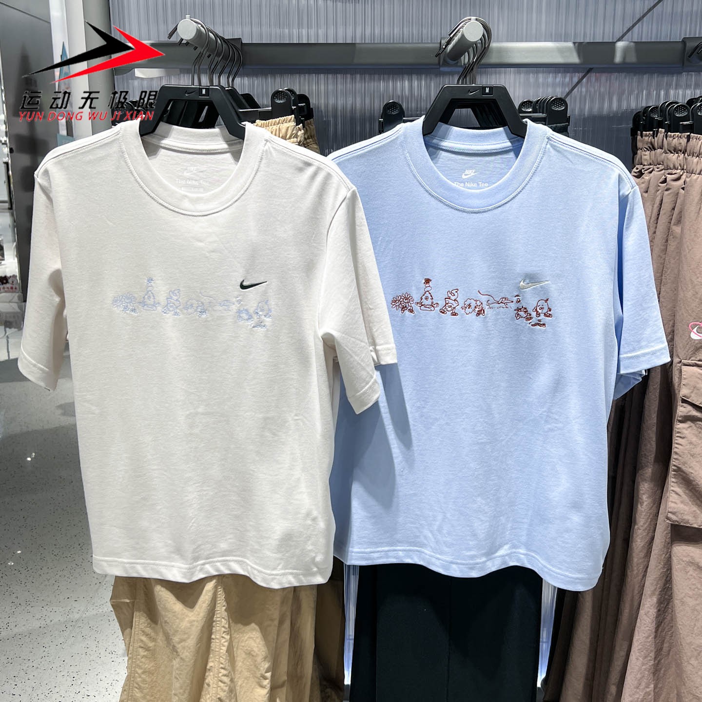 Nike耐克女装2026秋新款简约百搭透气休闲短袖T恤 IW1213-030-407