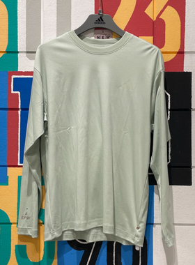 ADIDAS阿迪达斯男装2024秋季新款凉感运动休闲圆领长袖T恤 JN9451