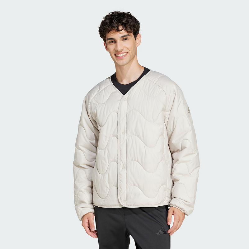 ADIDAS阿迪达斯男装2025春季新款舒适保暖运动休闲夹克棉服JD1096