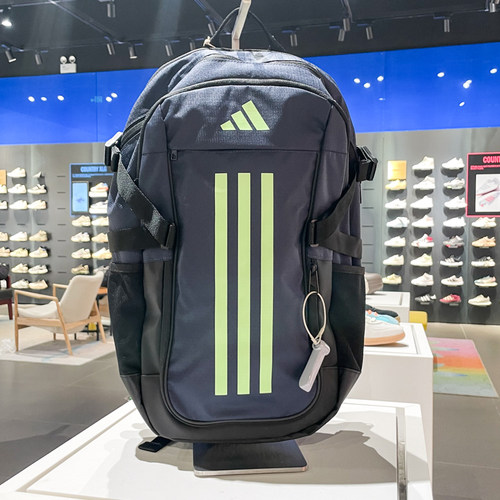 ADIDAS阿迪达斯男女包2024春季新款双肩包时尚休闲书包背包IR9819