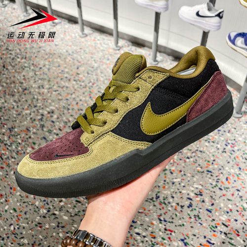 NIKE耐克男鞋2026春款SB FORCE 58复古运动休闲滑板鞋 DV5477-008