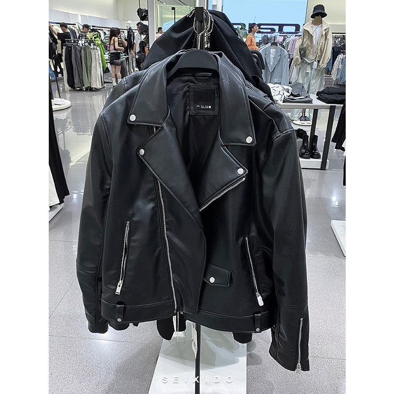 柜599！秋季新品男装仿皮机车夹克3427320 800斜拉链外套3427/320,男装,夹克,淘宝优惠券,粉丝福利购,淘宝优惠卷