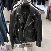 柜549 420 800拉链皮衣外套8491 秋冬男装 pu仿皮机车夹克8491420