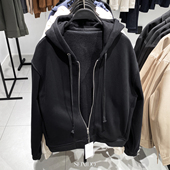 秋冬新品 男装 棉质宽松连帽长袖 柜329 卫衣加绒外套男0761428 800