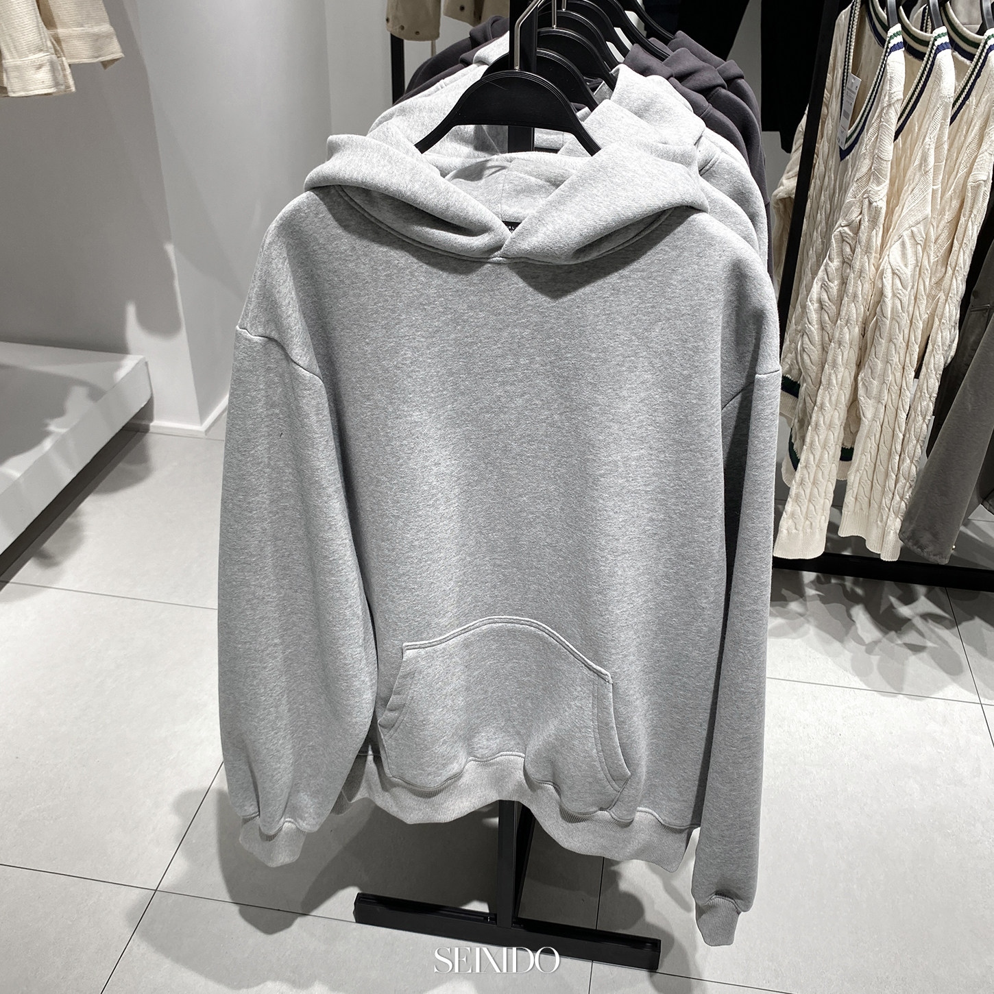 柜299！秋冬新品男装简约百搭宽松连帽长袖卫衣0761370 803外套男,男装,卫衣,淘宝优惠券,粉丝福利购,淘宝优惠卷