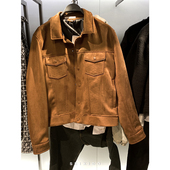 702短款 柜529 休闲外套男 男装 仿麂皮绒翻领夹克8281652 秋季 新品