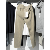 直筒男裤 柜399 欧美简约水洗棉质牛仔长裤 8062320 秋冬新品 男装