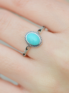 暮城珠宝女纯银复古做旧