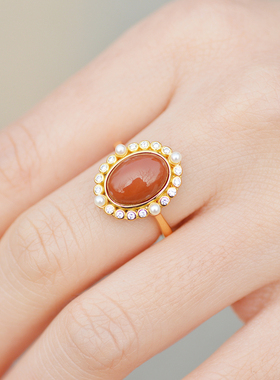 暮城珠宝女天然南红玛瑙精致大颗