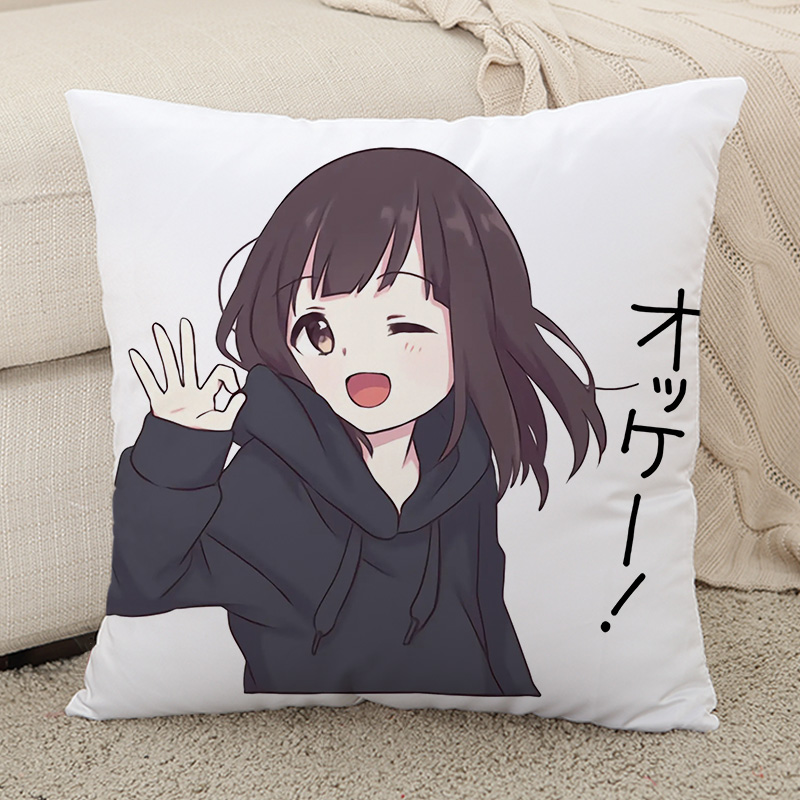 七濑胡桃酱抱枕定制menhera-chan周边二次元可爱双面动漫靠垫枕头
