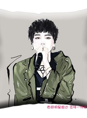毛绒少女生日礼物抱枕明星同款