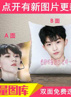 马嘉祺TF家族车内抱枕来图定制