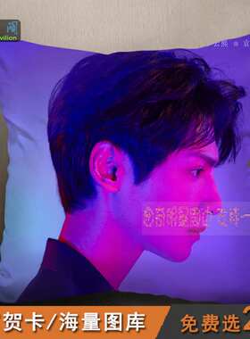罗云熙月上重火陈钰琪沙发靠垫