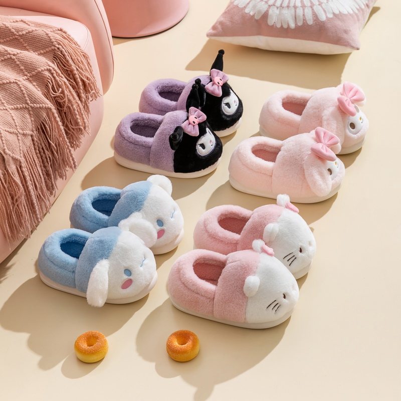 凯蒂猫女童棉鞋冬季儿童室内家居鞋小孩加绒保暖库洛米亲子棉拖鞋,童鞋/婴儿鞋/亲子鞋,儿童棉拖鞋,淘宝优惠券,粉丝福利购,淘宝优惠卷